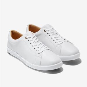 Cole Haan Grand Crosscourt 2 ll White Leather Sneakers Brand New with Box